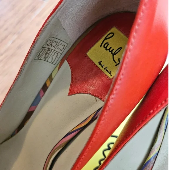 Paul Smith Vibrant Red Heels - Picture 5 of 8